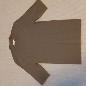 Oak and Fort Fitted Olive Green Top S